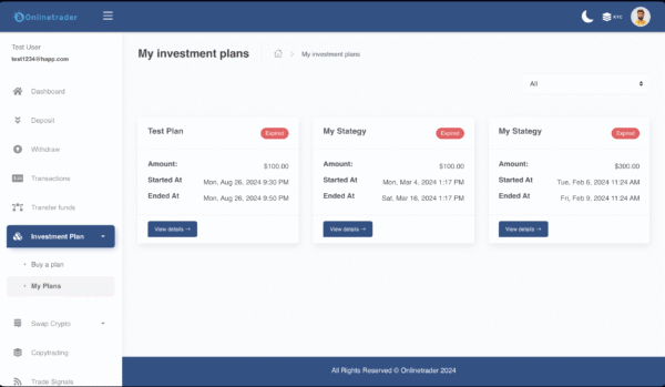 Onlinetrader - Forex Signal Service and Investment Management Solution - Image 8
